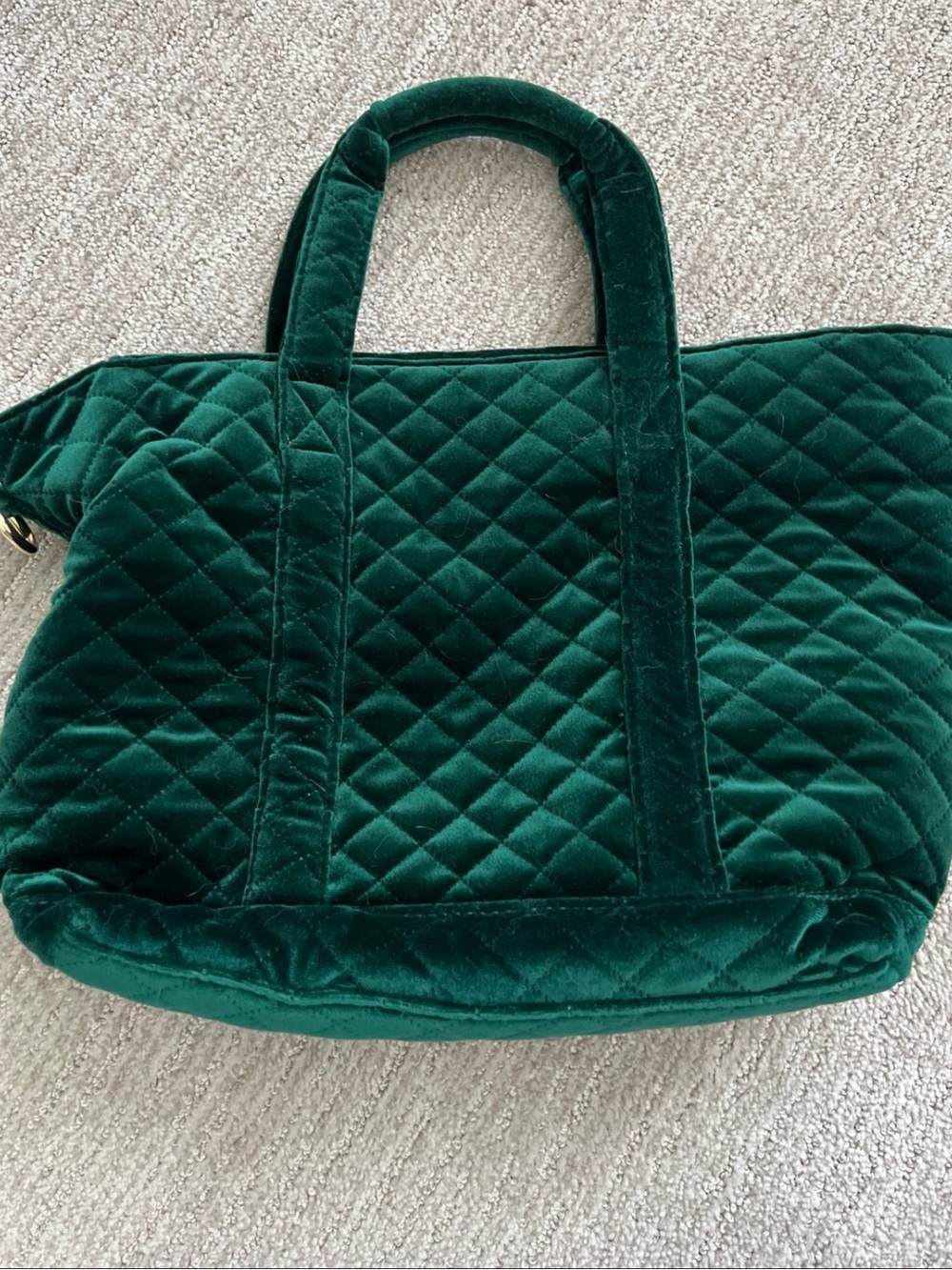 Stoney Clover Lane London collection velvet tote